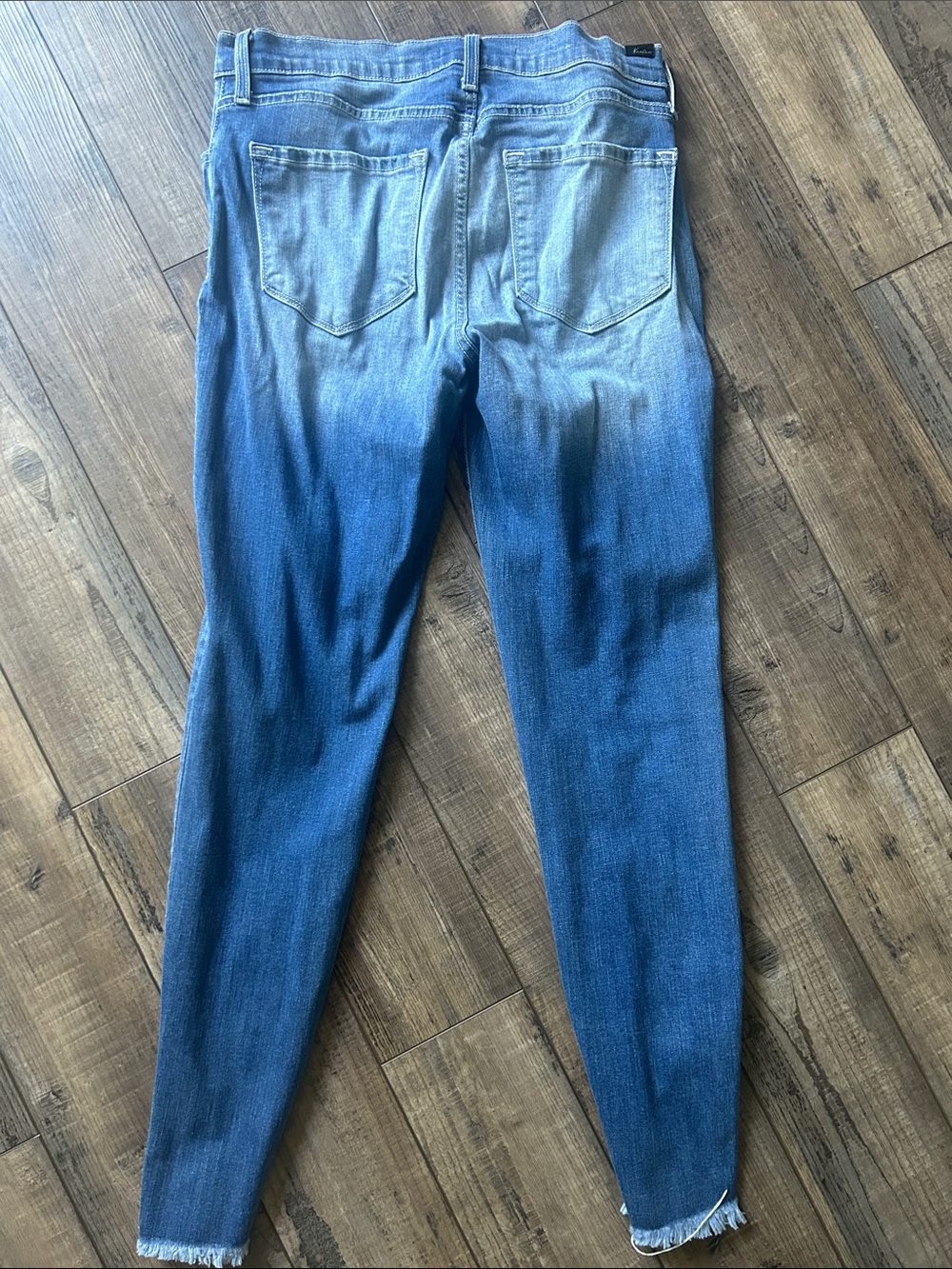 KanCan Distressed Light & Mid Blue Skinny Jeans - Picture 2 of 4
